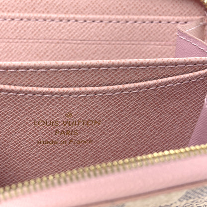 Louis Vuitton Damier Azur Zippy Coin Purse Rose Ballerine 6 of 7