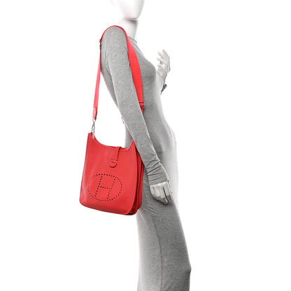 Hermes Taurillon Clemence Evelyne III PM Rose Jaipur 2 of 10