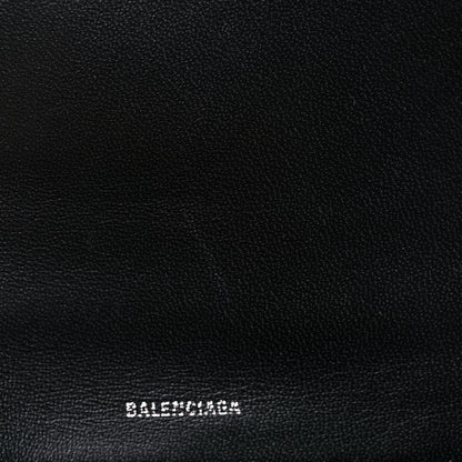 Balenciaga Grained Calfskin Small Hourglass Top Handle Bag Black 11 of 11