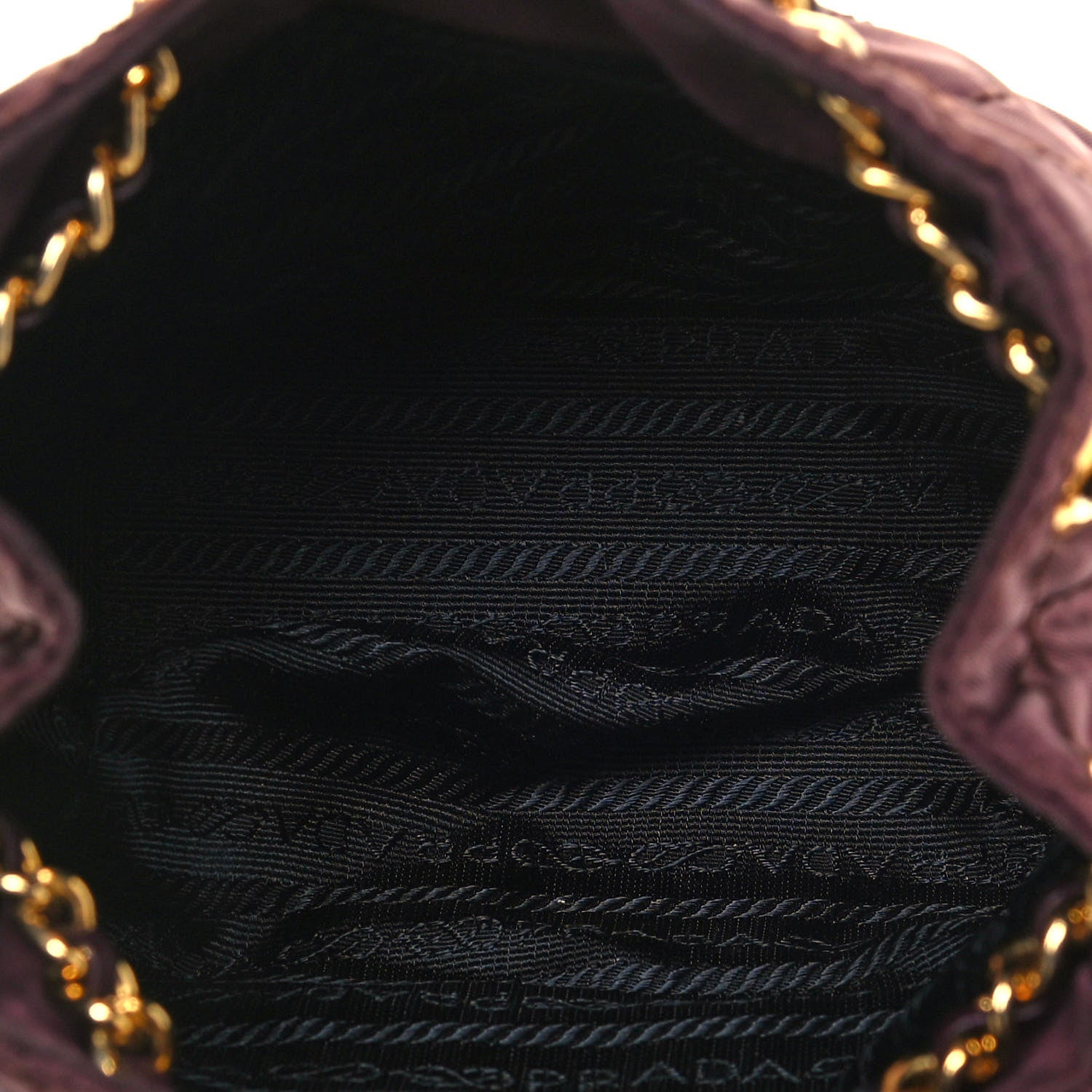 Prada Nylon Tessuto Quilted Shoulder Bag Granato 5 of 13