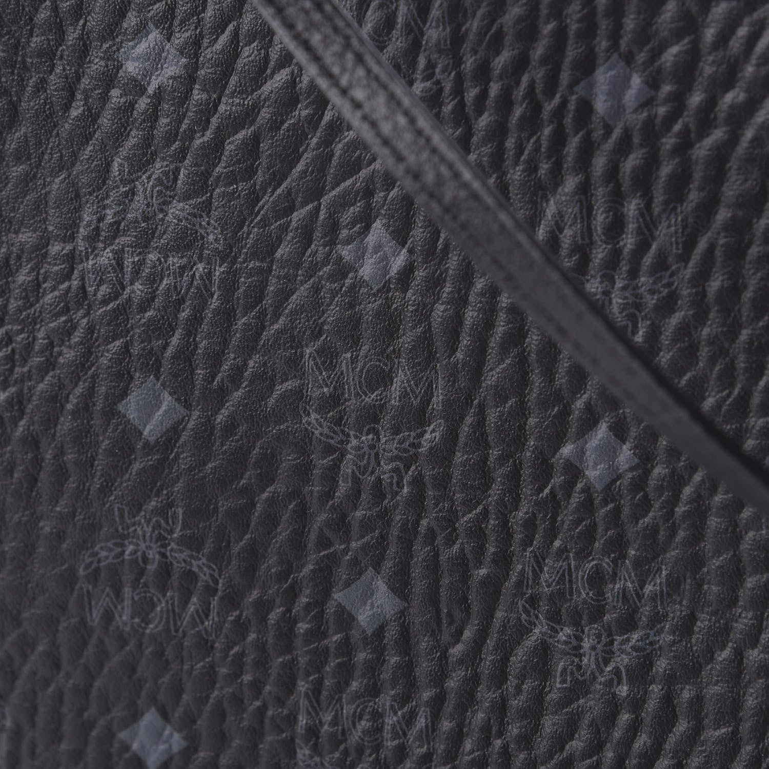 MCM Visetos Stark Wristlet Pouch Black 8 of 8