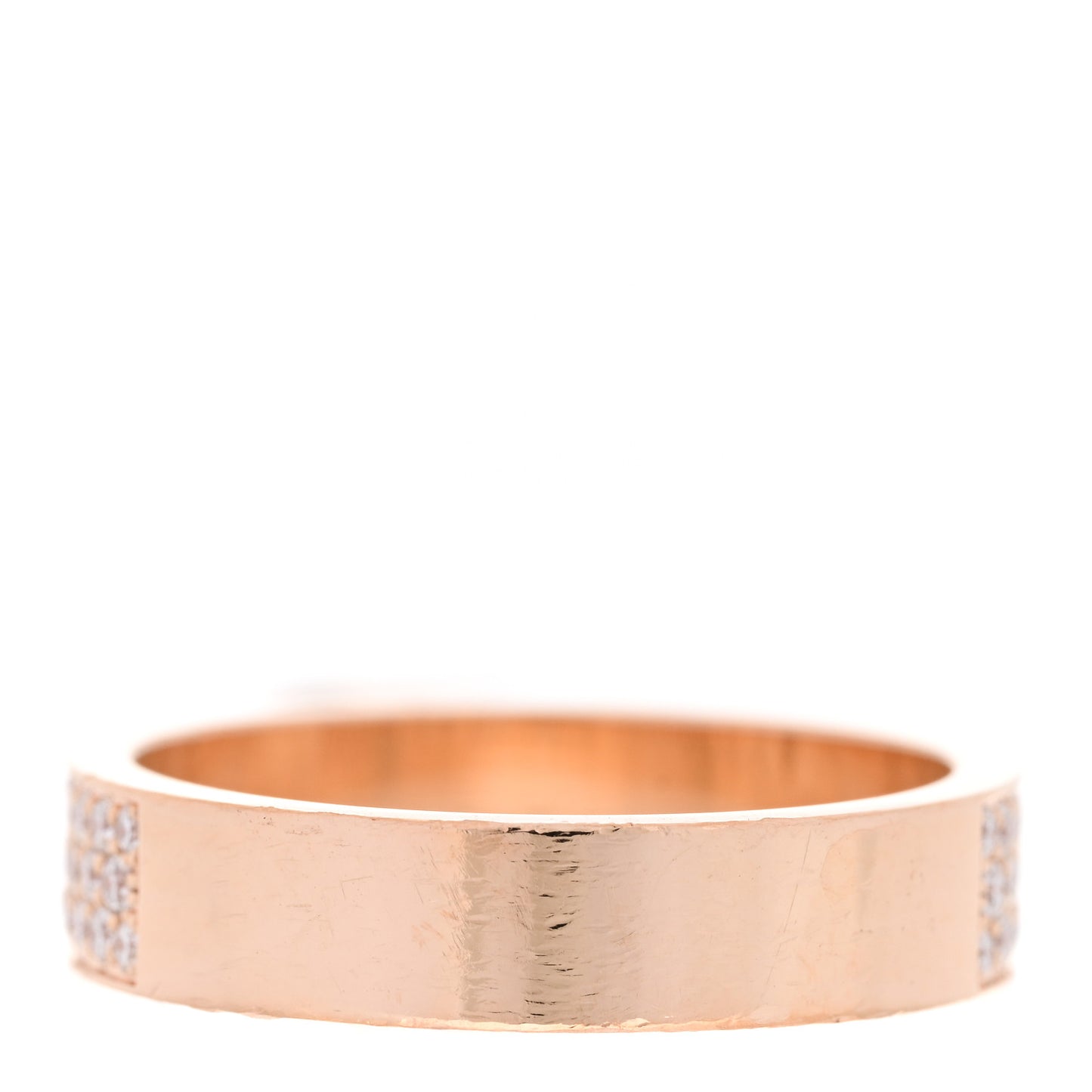 18K Rose Gold Diamond MM Kelly Clochette Ring 52 6