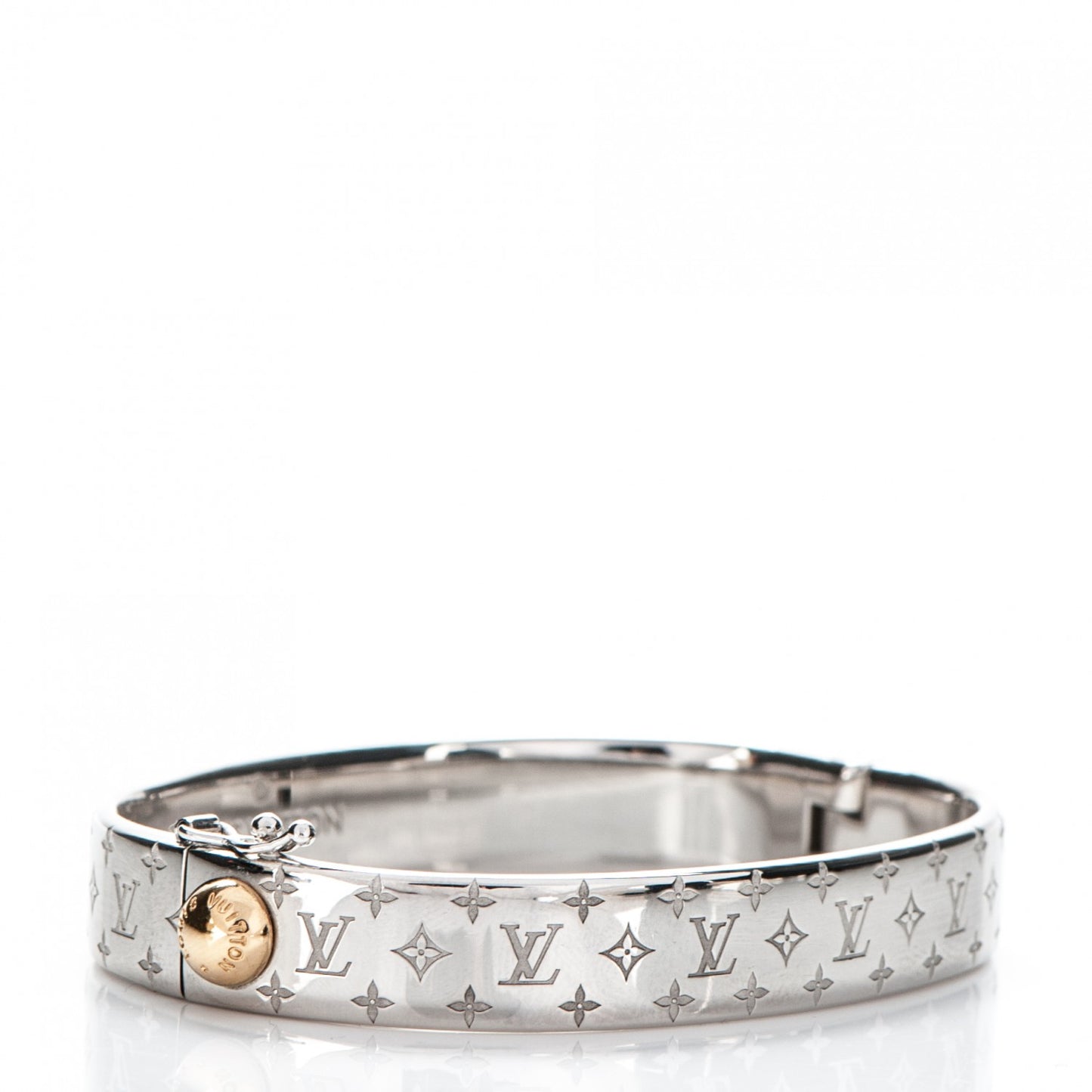 Palladium Monogram Nanogram Cuff S
