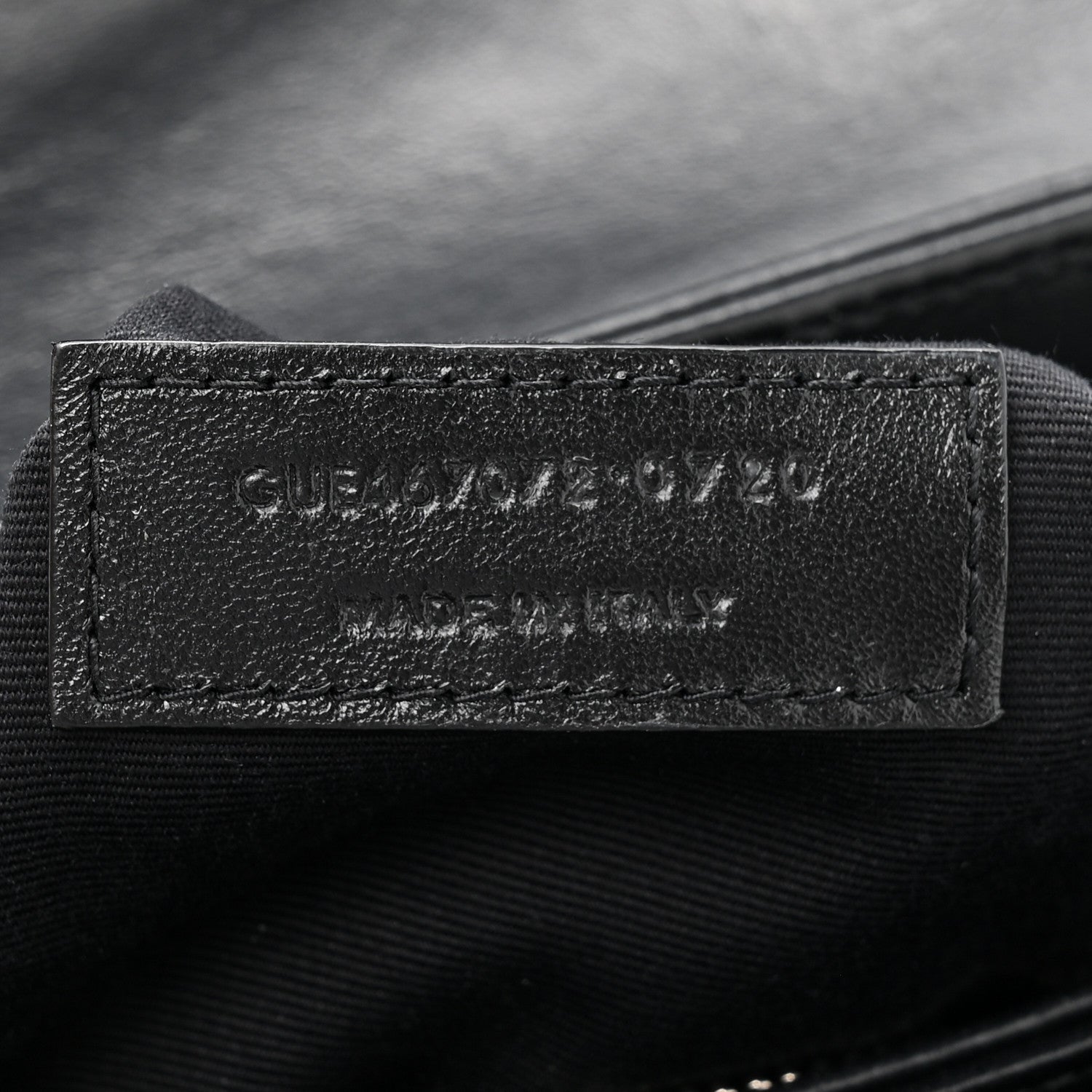 Saint Laurent Calfskin Y Quilted Monogram Toy Loulou Crossbody Bag Black 8 of 12