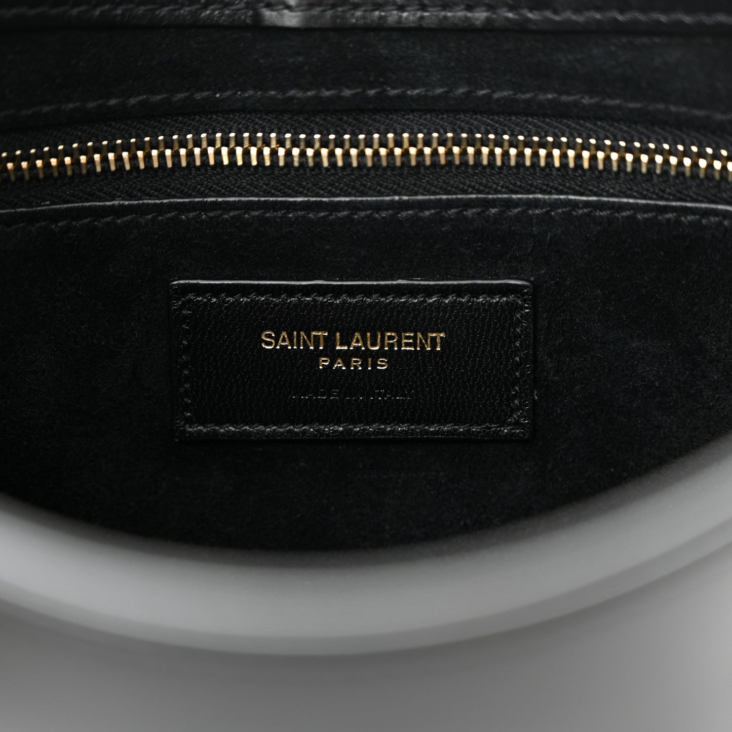 SAINT LAURENT Smooth Calfskin Le 5 A 7 Hobo Black