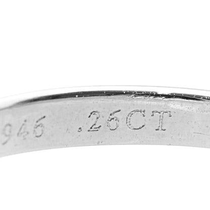 Tiffany Platinum Diamond .26ct Solitaire Engagement Ring 47 4 10 of 12
