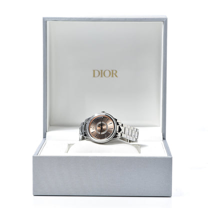 Christian Dior Stainless Steel Diamond 32mm Dior VIII Montaigne Quartz Watch Pink 7 of 7