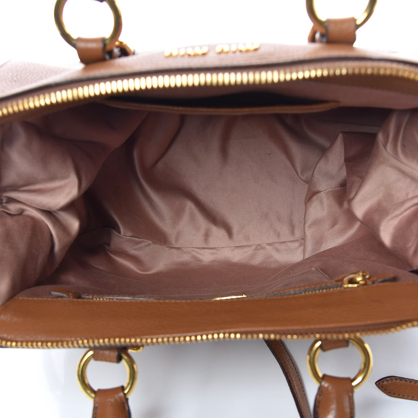 Goatskin Madras Bowling Bag Cuoio