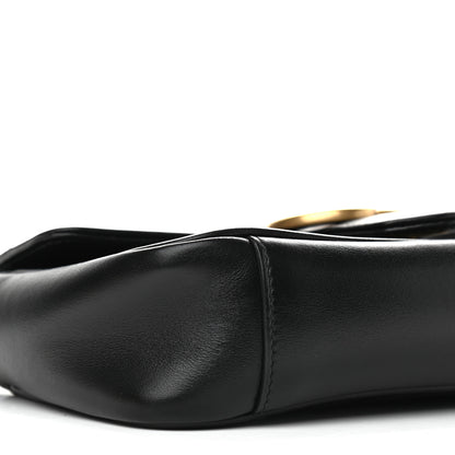 Gucci Calfskin Matelasse Mini GG Marmont Shoulder Bag Black 7 of 8