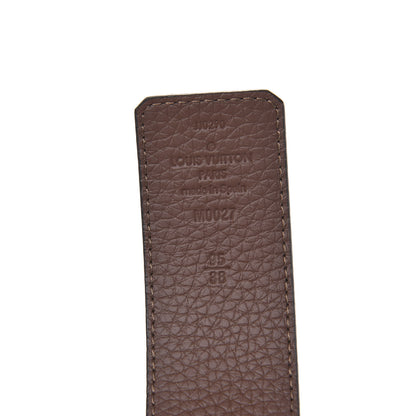 Louis Vuitton Taurillon Calfskin 40mm LV Tilt Reversible Belt 95 38 Navy Cognac 3 of 5