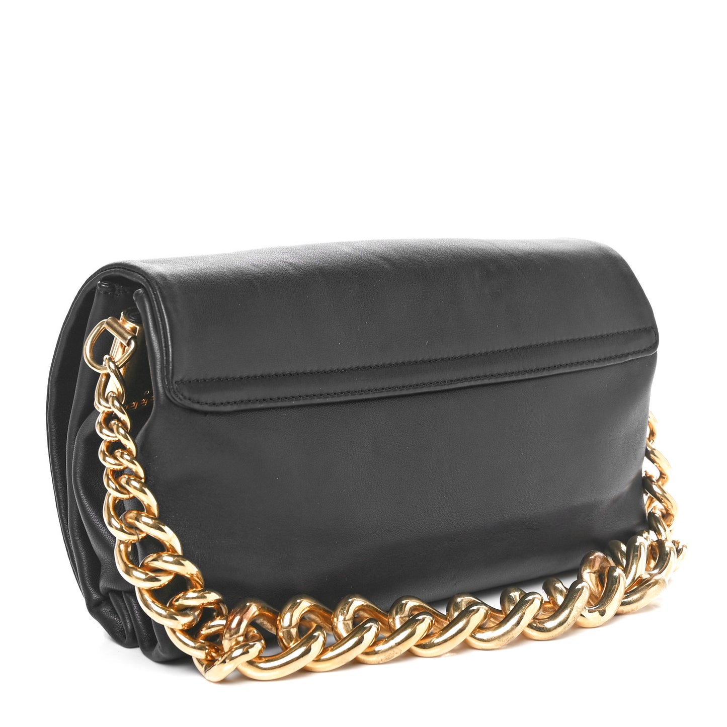 Nappa Palazzo Sultan Shoulder Bag Black