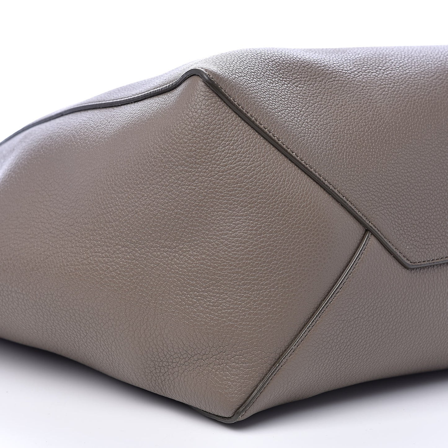 Soft Grained Calfskin Small Belt Cabas Phantom Taupe