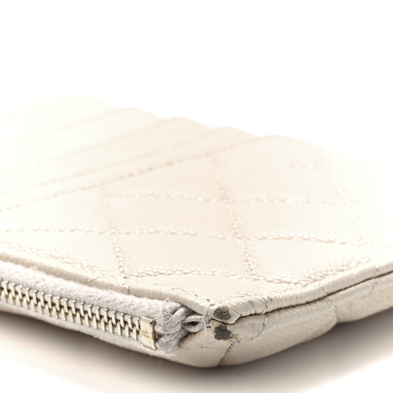 Chanel Caviar Quilted Classic iPhone Pouch Light Beige 10 of 11