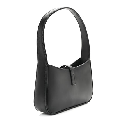 Saint Laurent Smooth Calfskin Le 5 A 7 Mini Hobo Black 3 of 12
