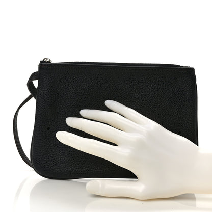 Louis Vuitton Mahina Selene Pochette PM Black 2 of 8