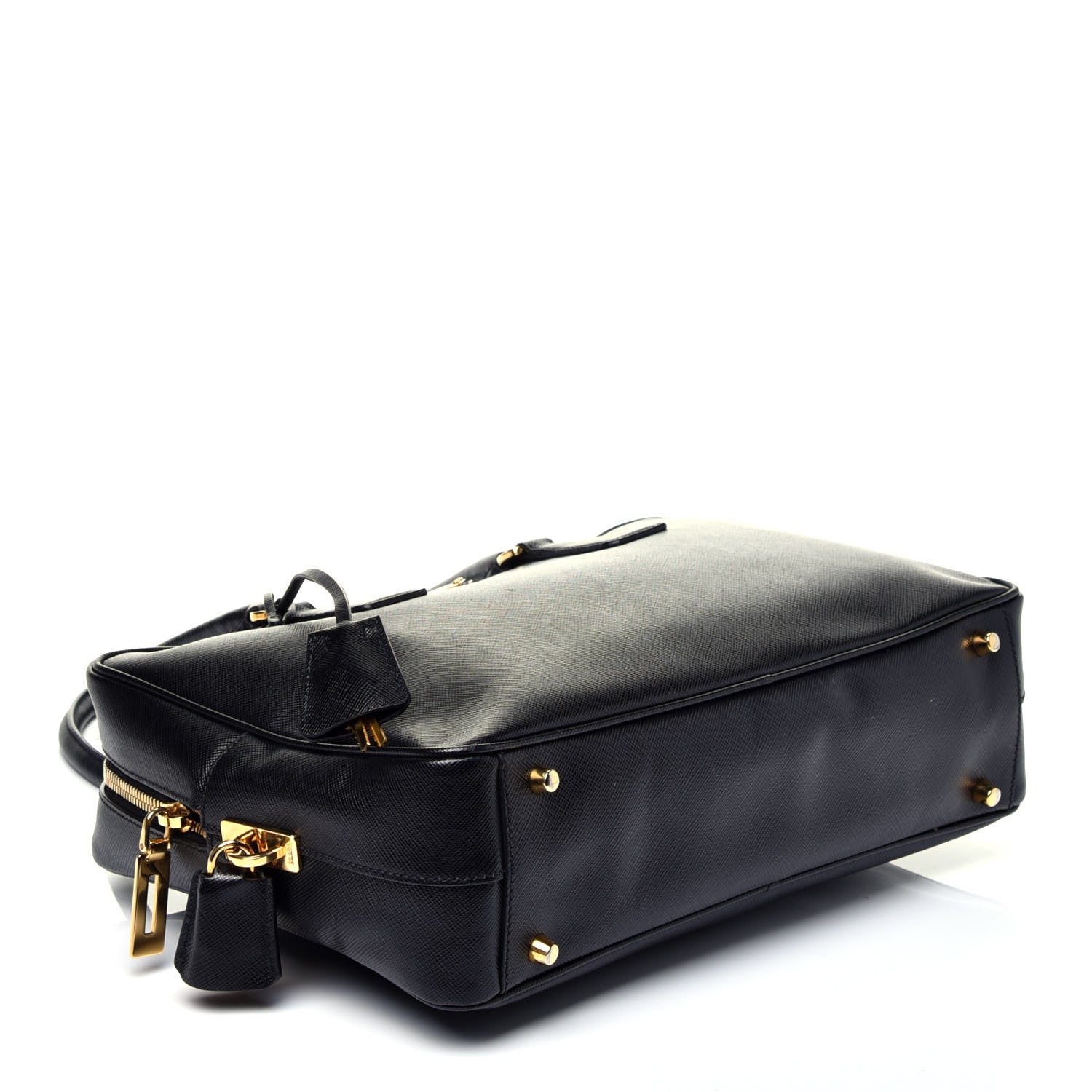 Prada Saffiano Lux Bowler Black 4 of 8