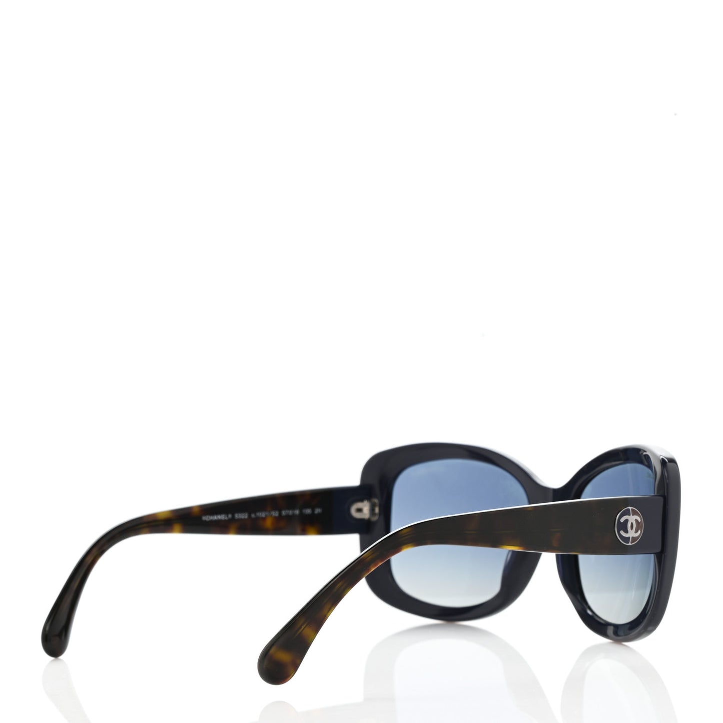Acetate CC Sunglasses 5322 Dark Blue Marron Fonce