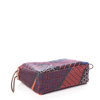 Hermes Silk Carre en Cravates Fourbi 20 PM Pouch Ocean Bleu 3 of 6