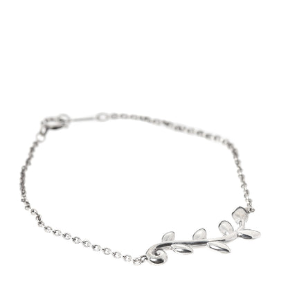 Tiffany Sterling Silver Paloma Picasso Olive Leaf Vine Bracelet 1 of 6