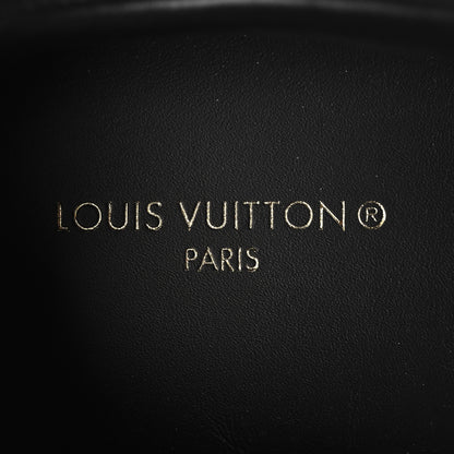 Louis Vuitton Grained Calfskin Embossed Monogram Mens Luxembourg Sneakers 9.5 Black 8 of 8