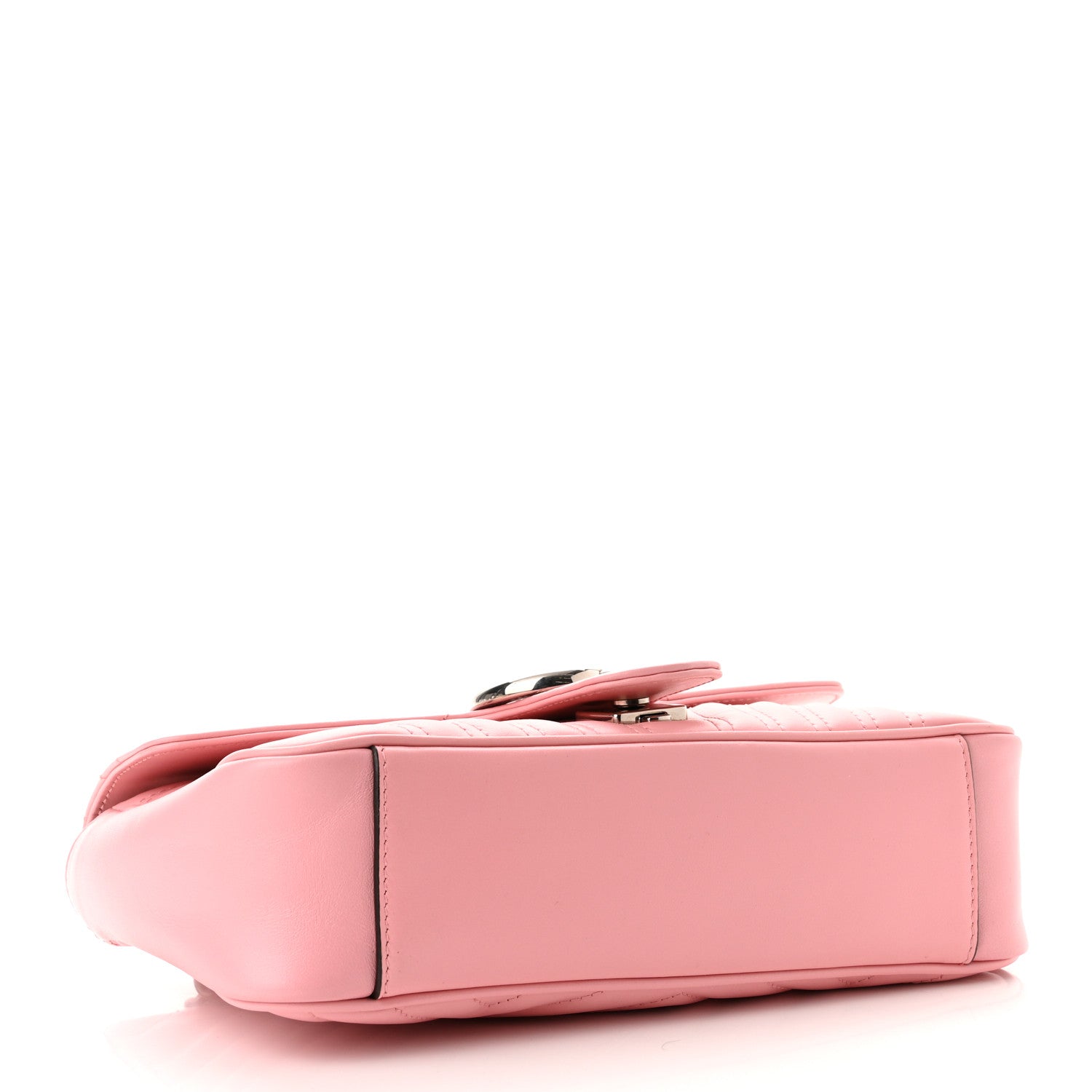 Gucci Calfskin Matelasse Small GG Marmont Shoulder Bag Wild Rose 4 of 10