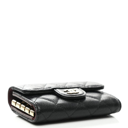 Chanel Caviar Quilted Classic 4 Key Holder Wallet Black 4 of 11