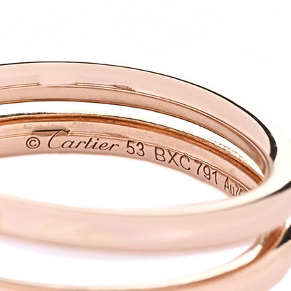 Cartier 18K Pink Gold Diamond Juste Un Clou Wrap Ring 53 6.5 4 of 6