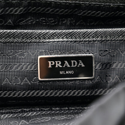Prada Tessuto Nylon Saffiano Small Backpack Black 6 of 12