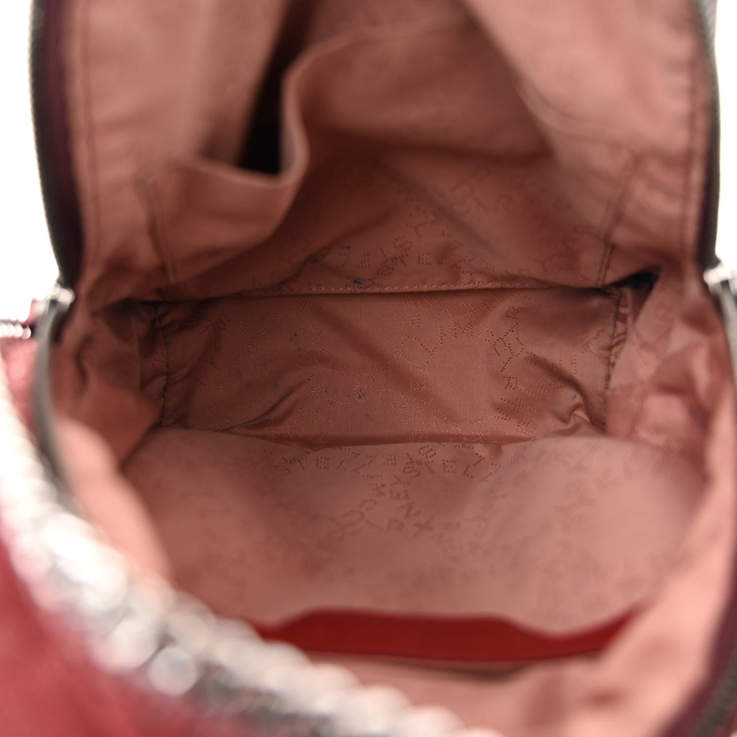 Stella McCartney Shaggy Deer Mini Falabella Backpack Ruby 5 of 13