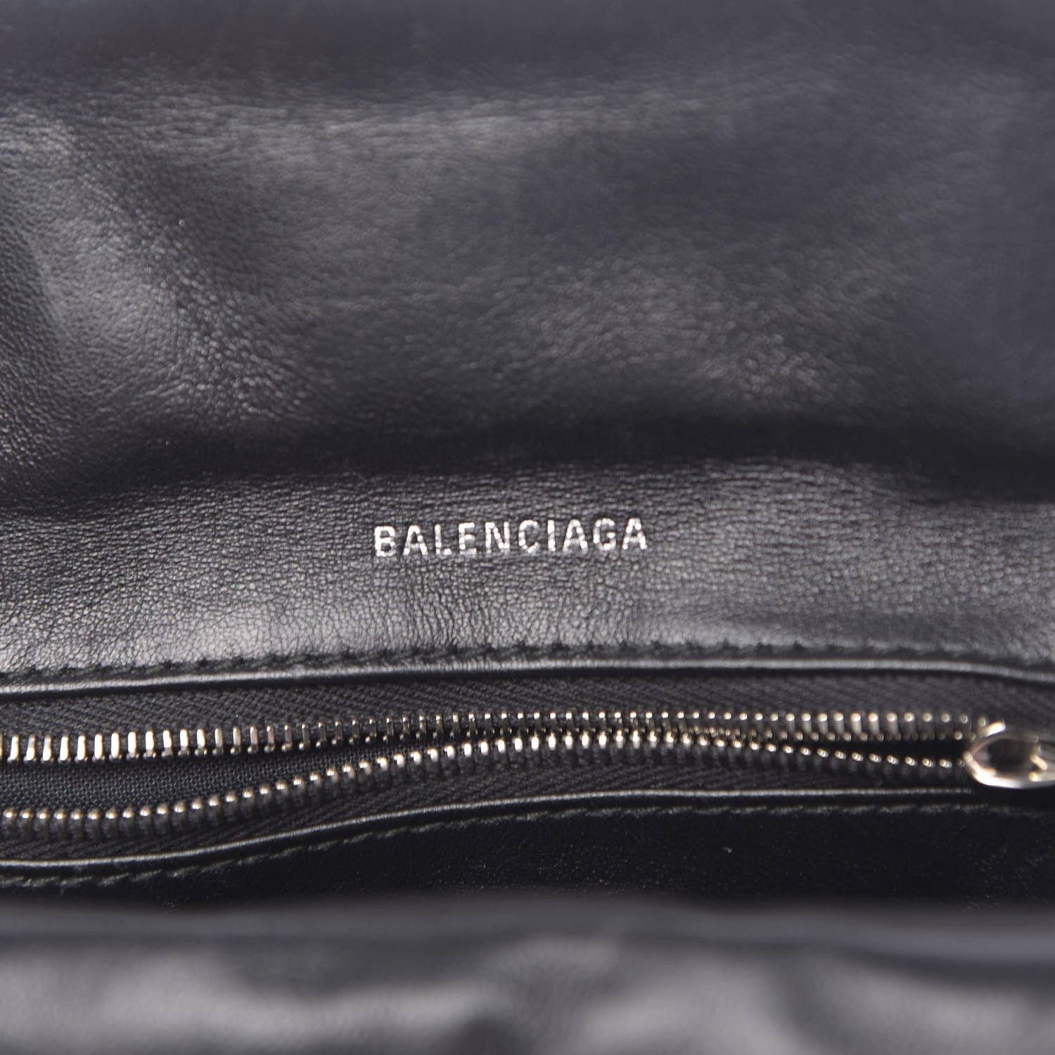 Balenciaga Calfskin Quilted Touch B Square Shoulder Bag Black 6 of 11
