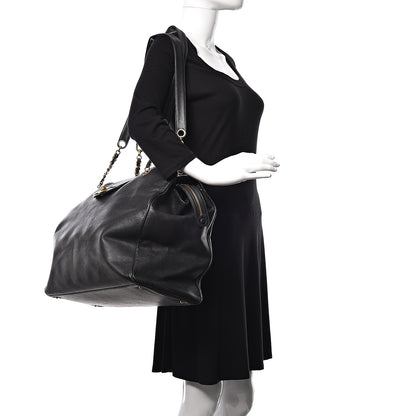 Chanel Caviar XL Weekender Bag Black 2 of 17