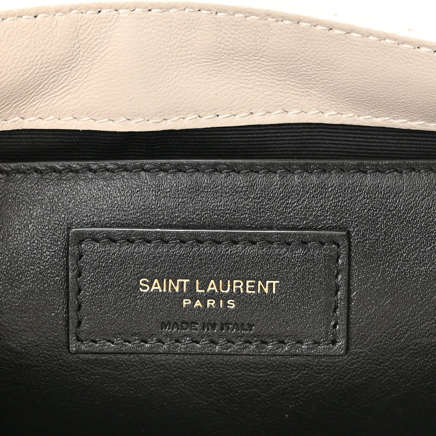 Lambskin Quilted Monogram Mini Nolita Blanc Vintage