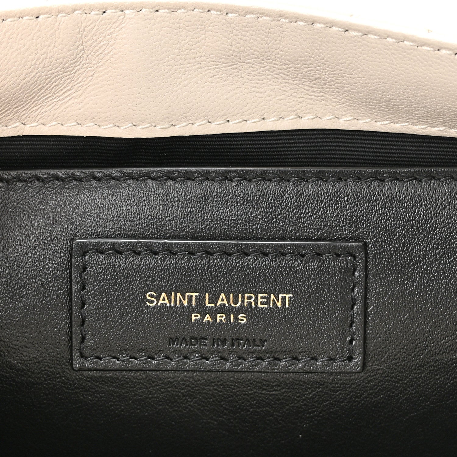 Saint Laurent Lambskin Quilted Monogram Mini Nolita Blanc Vintage 6 of 11
