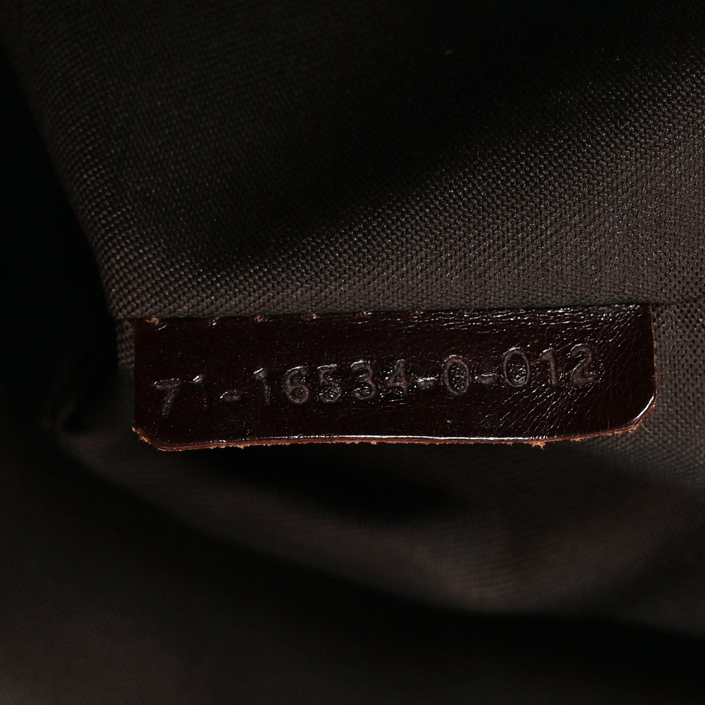 Vinyl Zucchino Shoulder Bag Tobacco