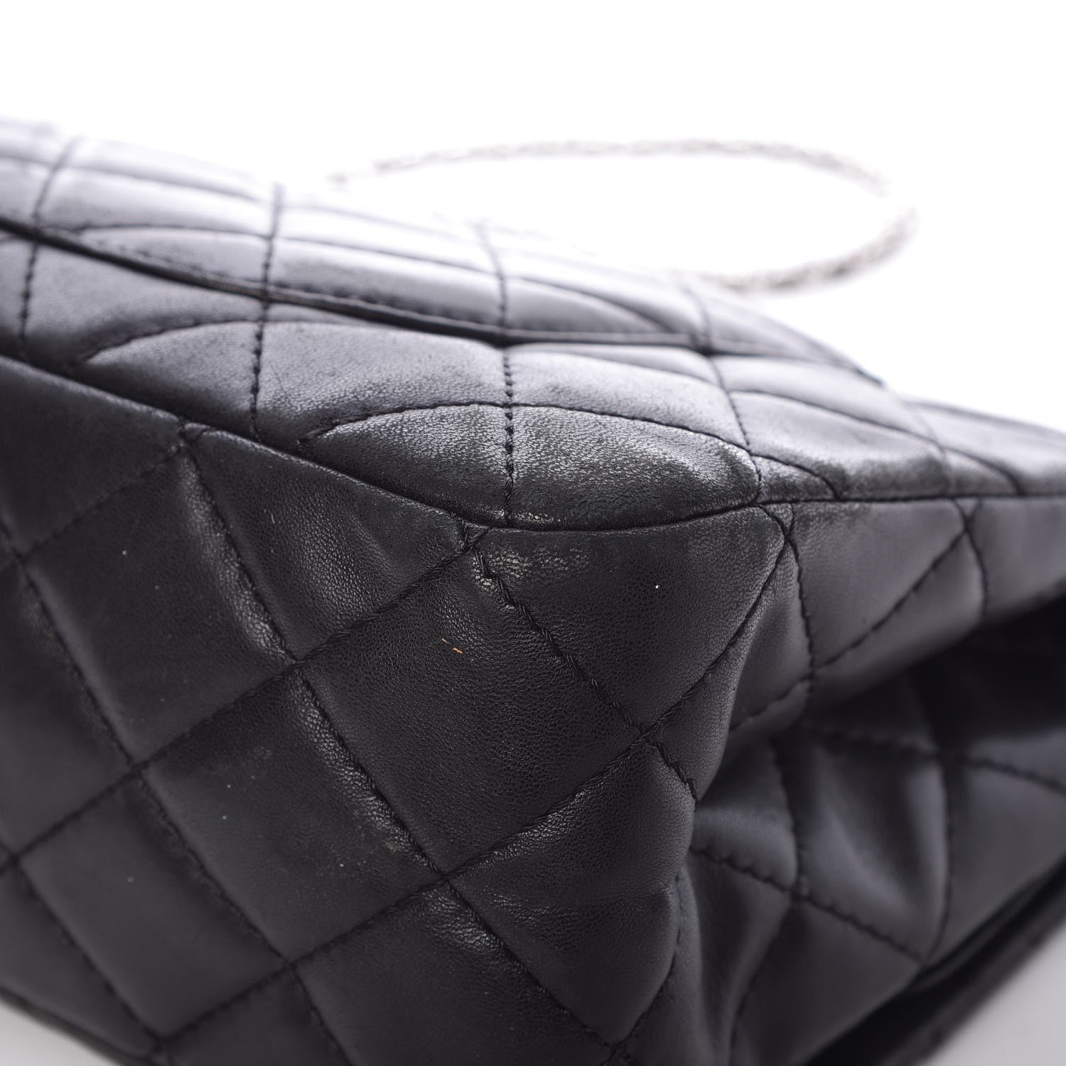 Chanel Lambskin Quilted 2.55 Reissue 227 Flap Black 12 of 14