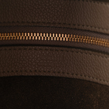 Celine Soft Grained Calfskin Small Belt Cabas Phantom Taupe 6 of 10