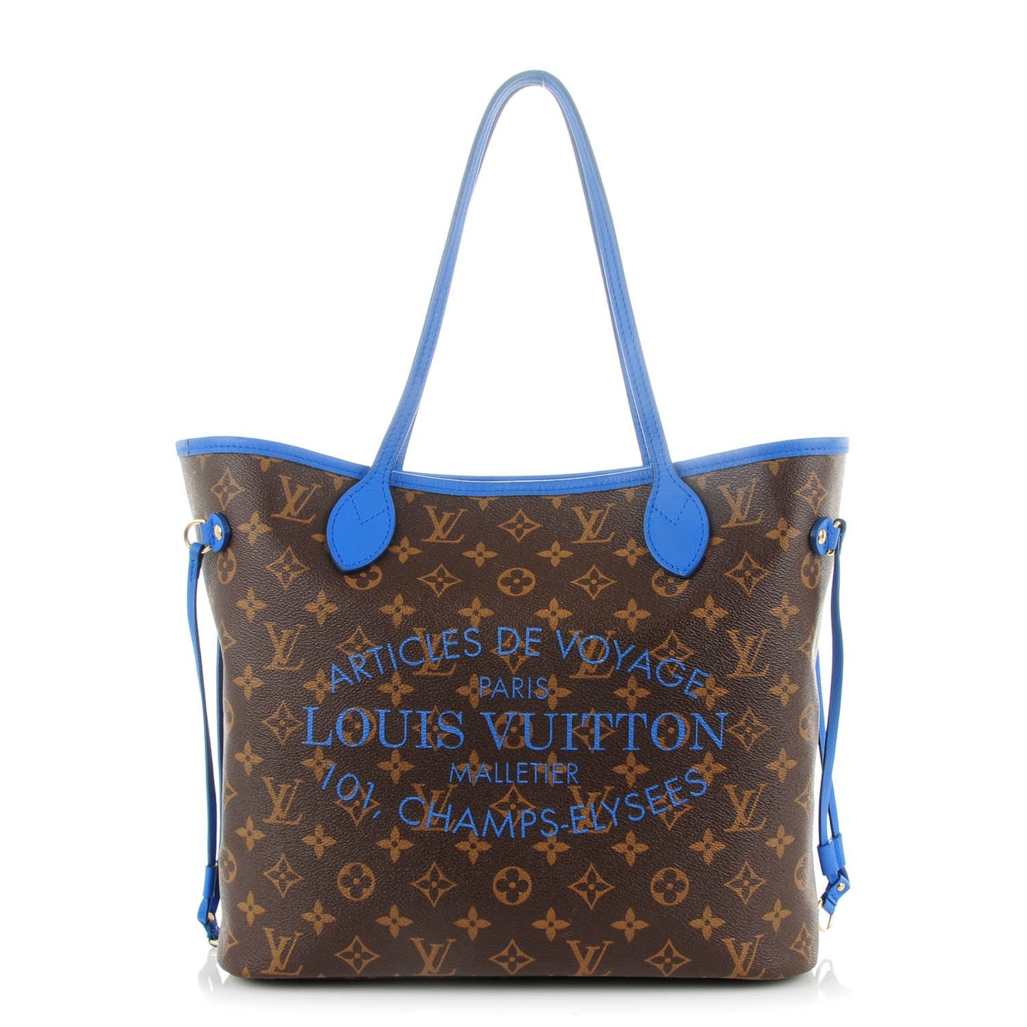 Monogram Articles de Voyage Ikat Neverfull MM Grand Blue
