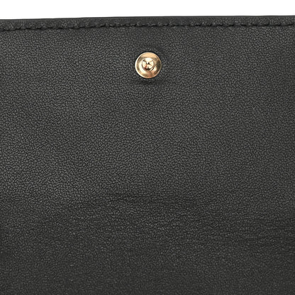 Christian Dior Lambskin Cannage Lady Dior Lotus Wallet Black 8 of 10