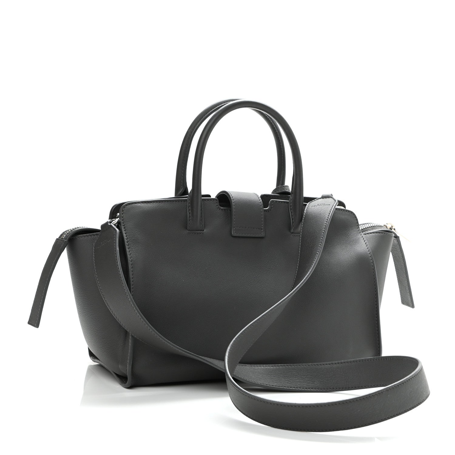 Saint Laurent Calfskin Baby Monogram Downtown Cabas Earth 2 of 10
