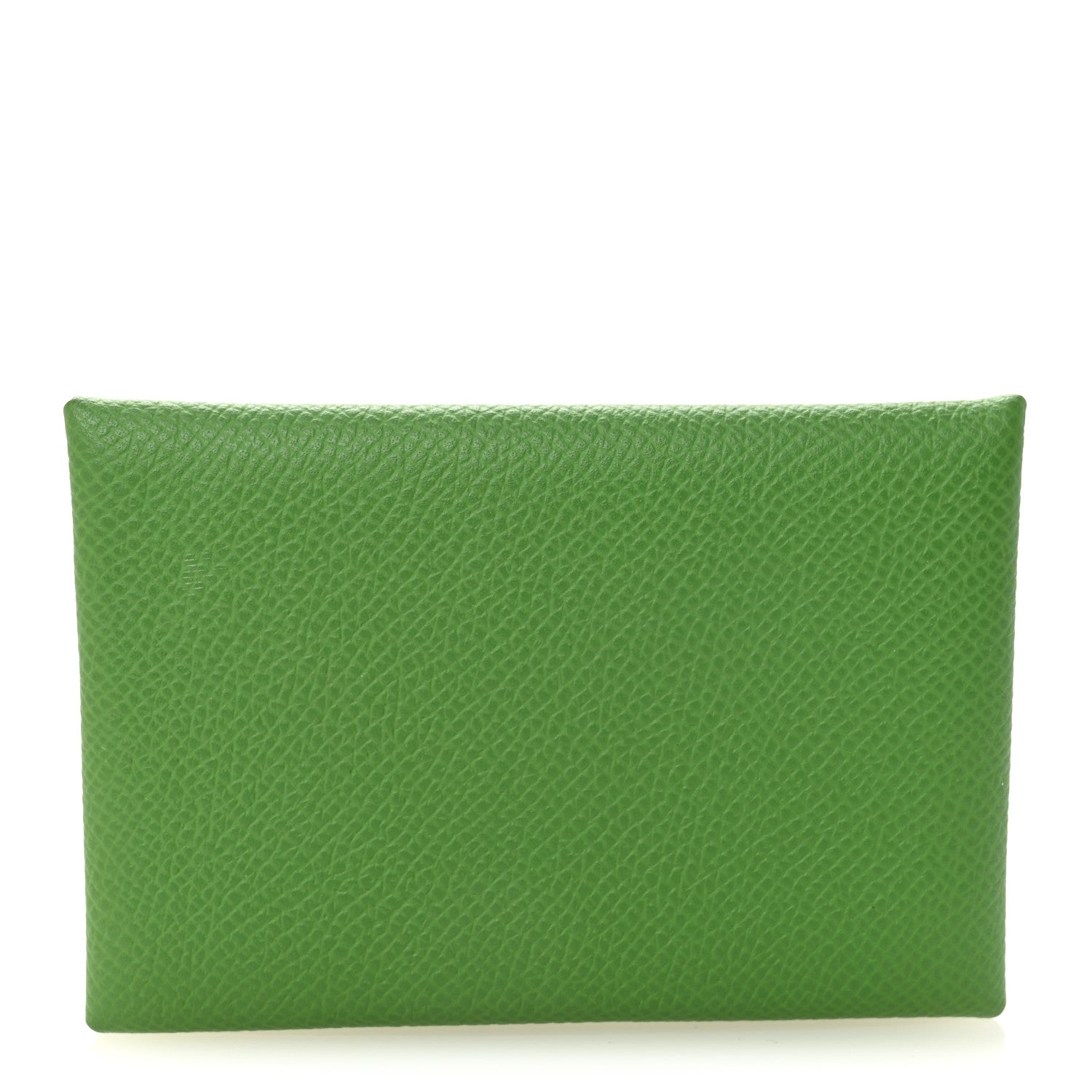Hermes Epsom Verso Calvi Card Case Vert Yucca Celeste 1 of 7