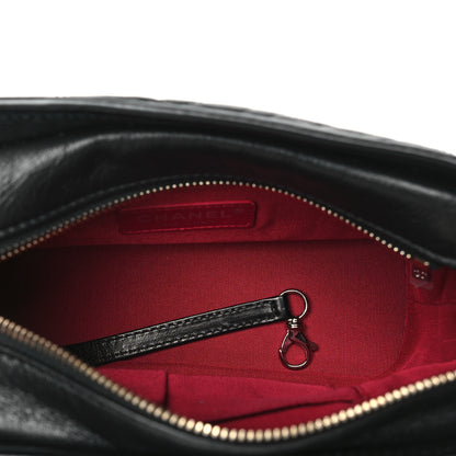 Chanel Aged Calfskin Quilted Small Gabrielle Hobo Black 5 of 10