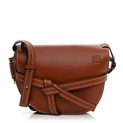 Loewe Calfskin Small Gate Crossbody Bag Rust 1 of 10