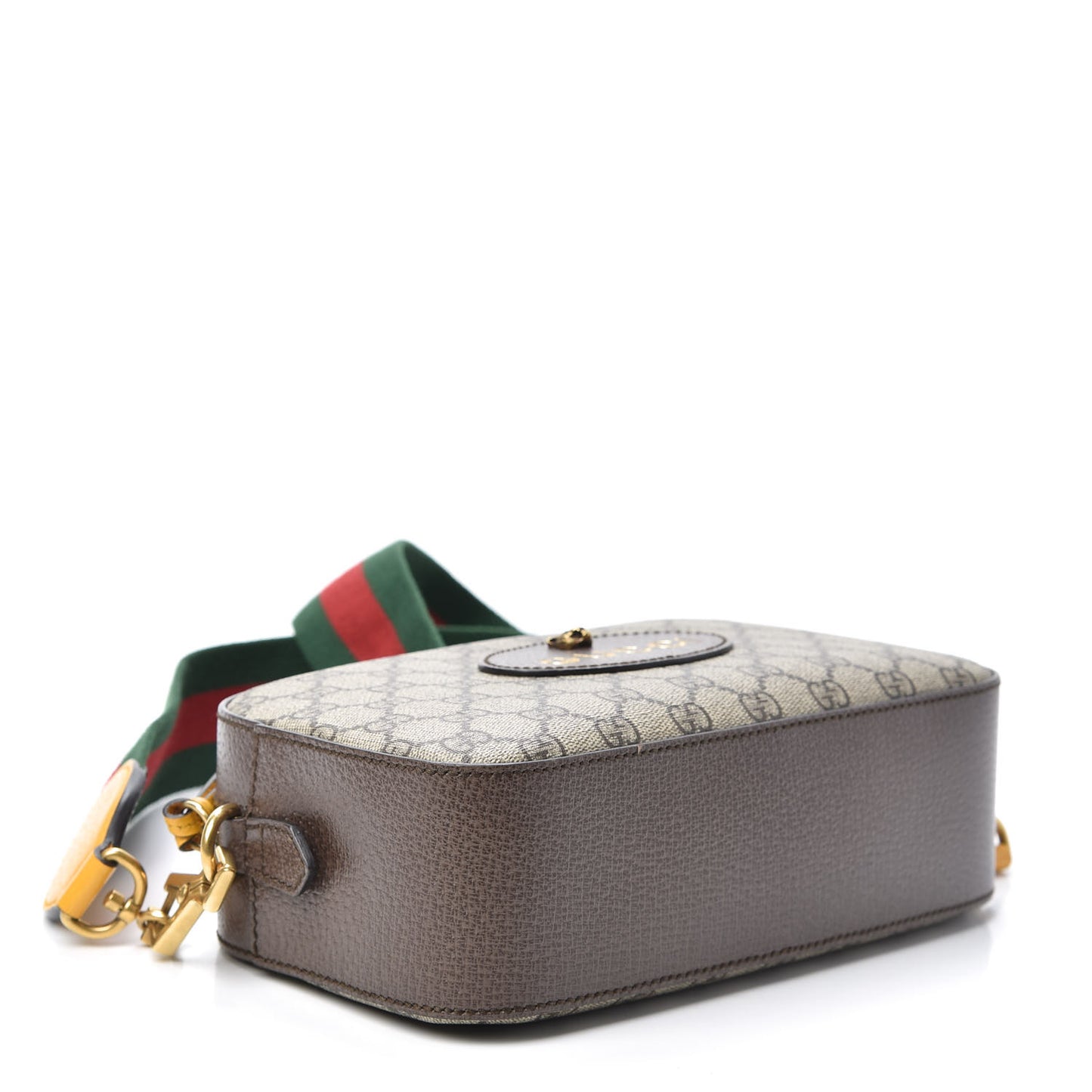 GG Supreme Monogram Web Neo Vintage Shoulder Bag Beige New Acero Crop