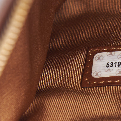 Chanel Caviar Large CC Shoulder Bag Light Brown 10 of 12