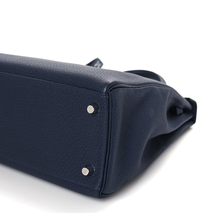 Hermes Togo Kelly Retourne 32 Bleu Nuit 8 of 8