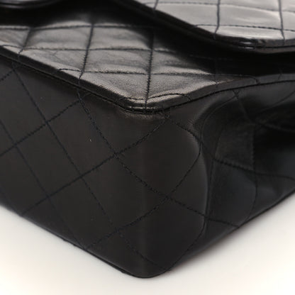 Chanel Lambskin Quilted Medium Double Flap Black 10 of 10