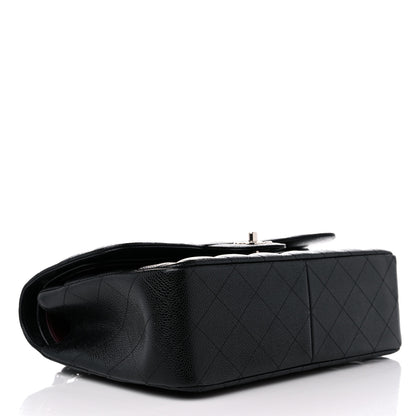 Chanel Caviar Quilted Jumbo Double Flap Black 4 of 9