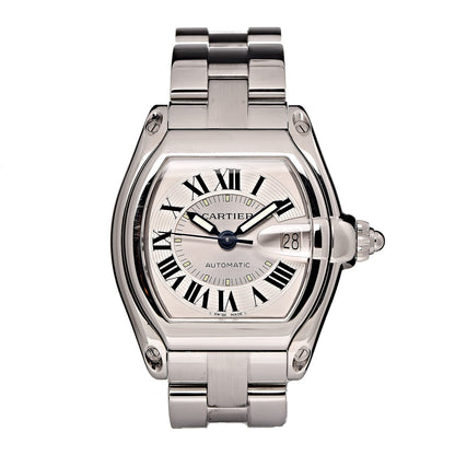 Cartier Stainless Steel 37mm Roadster Automatic Watch 1 of 12