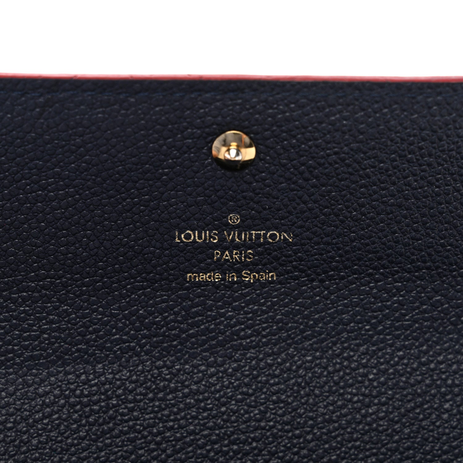 Louis Vuitton Empreinte Pont-Neuf Wallet Marine Rouge 5 of 9