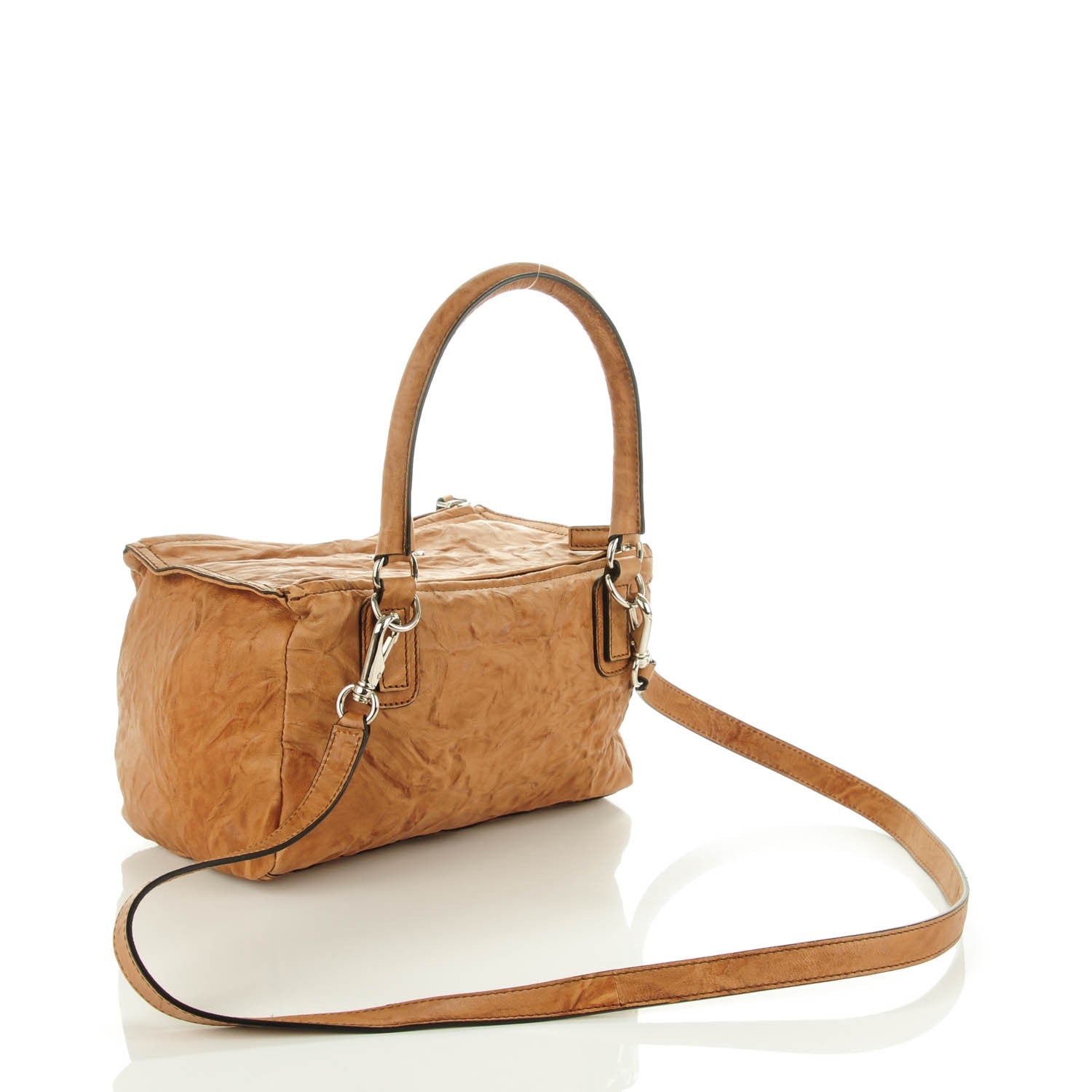 Givenchy Tumbled Sheepskin Small Pandora Caramel 3 of 7